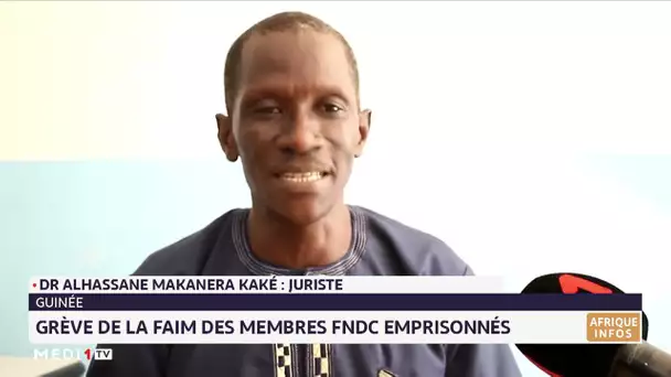 Guinée : Grève de la faim de deux membres du FNDC emprisonnés