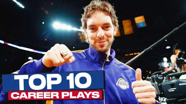 Pau Gasol Top 10 Career Plays ❤