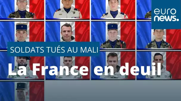 Hommage national aux Invalides, lundi, aux 13 soldats morts au Mali