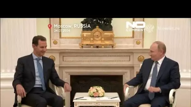 No Comment : Poutine a reçu le président syrien Assad à Moscou