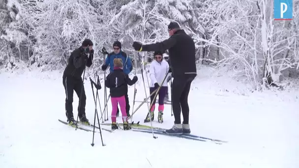 Massif des Vosges : la neige attire toujours même sans remontées mécaniques