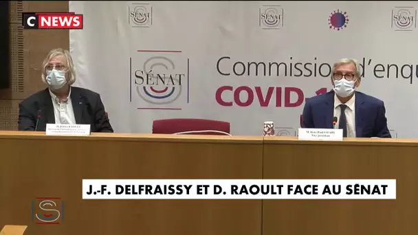 Le duo de scientifiques, Jean-François Delfraissy et Didier Raoult, entendu par le Sénat