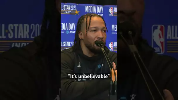 Jalen Brunson speaks on being a 1st time #NBAAllStar | #Shorts