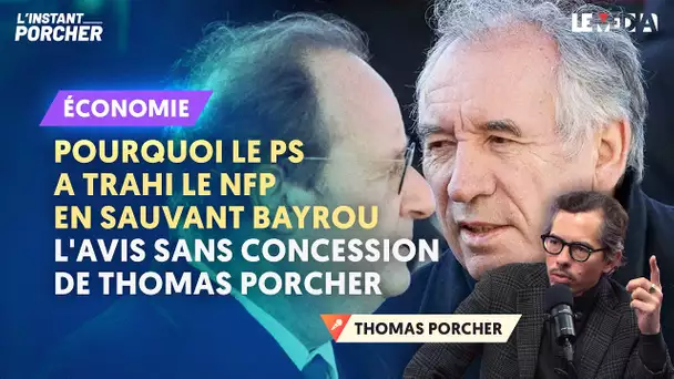 LE PS SAUVE-T-IL BAYROU POUR DES "MIETTES" ? THOMAS PORCHER CATÉGORIQUE SUR OLIVIER FAURE ET LE NFP