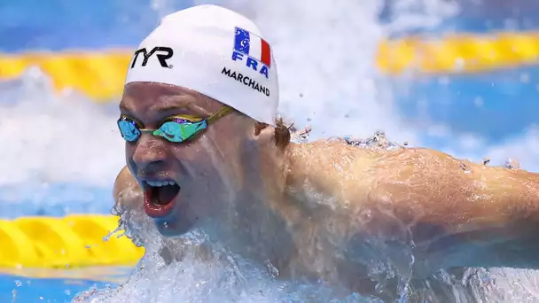 Mondiaux de natation : le Français Léon Marchand remporte la médaille d'or sur le 200m papillon