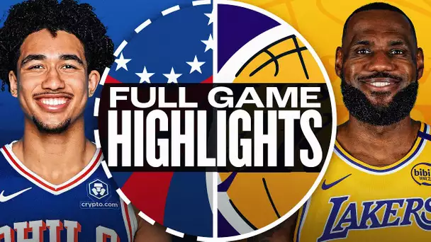 76ERS at LAKERS | FULL GAME HIGHLIGHTS | November 8, 2024