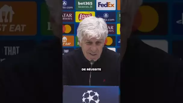 😱💥 Gasperini fracasse Lookman après son pénalty raté et l'élimination de l'Atalanta ! #shorts