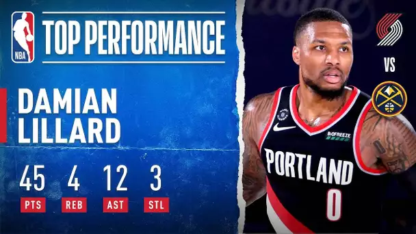 Damian Lillard Drops 45 PTS, 12 AST (11 3PT FGM) In Trail Blazers Win!