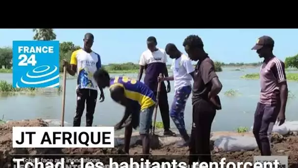 Tchad, les habitants tentent de renforcer les berges de la rivière Chari • FRANCE 24