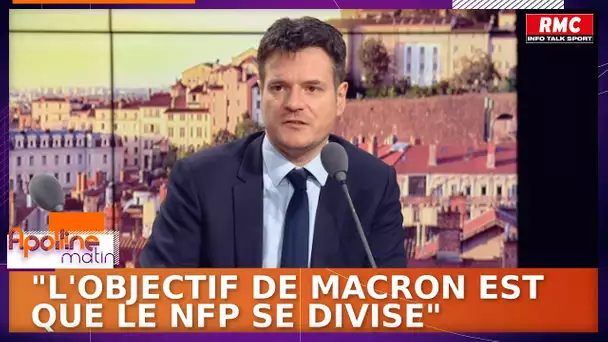 "L'objectif de Macron est d'attendre que le NFP se divise", estime Benjamin Morel, politologue