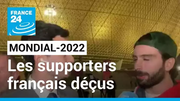 "Beaucoup de déception" du côté des supporters français après la défaite des Bleus face à l'Argentin