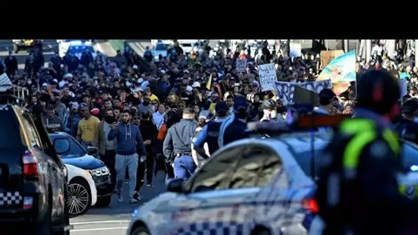 Australie : heurts à Sydney lors d'un rassemblement contre les mesures de confinement