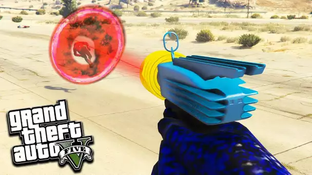 PISTOLET ALIEN GUN vs HUMAIN GTA 5 DLC