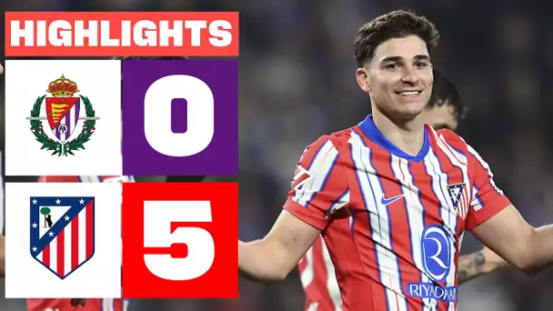 REAL VALLADOLID CF 0 - 5 ATLÉTICO DE MADRID I RESUMEN LALIGA EA SPORTS