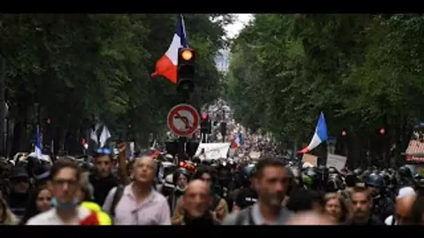 Manifestations anti-pass sanitaire : 204.090 manifestants dont 14.250 à Paris