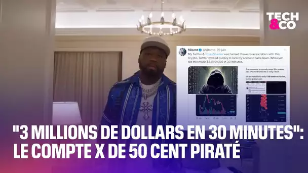 "3 millions de dollars en 30 minutes": le compte X de 50 Cent a été piraté