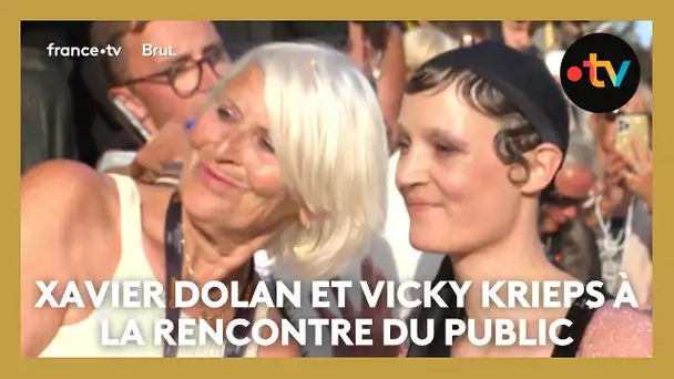 #Cannes2024. Xavier Dolan et Vicky Krieps rencontrent le public