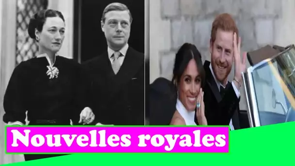 Harry et Meghan Markle "risquent de sombrer dans l'obscurité comme Edward VIII et Wallis Simpson"