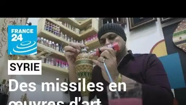 De la guerre à l’art : un artiste syrien transforme des armes en œuvres colorées • FRANCE 24