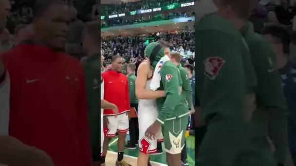 Mutual respect between DeMar and the Bucks after Game 5 💯🤝