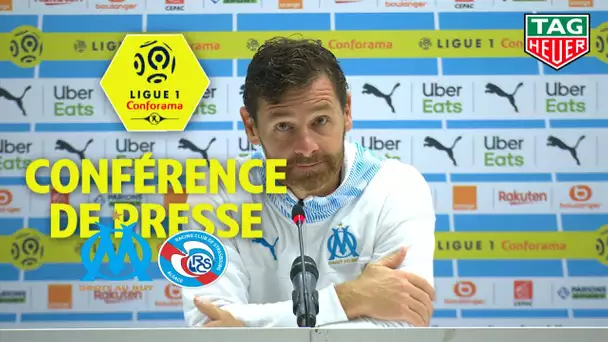 Conférence de presse Olympique de Marseille - RC Strasbourg Alsace ( 2-0 )  / 2019-20