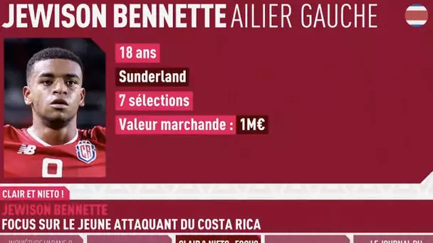 Coupe du monde 2022 - Jewison Bennette, la pépite du Costa Rica