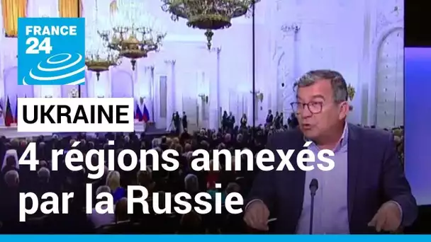 Annexion des régions ukrainiennes : "ils seront nos citoyens pour toujours" affirme Poutine