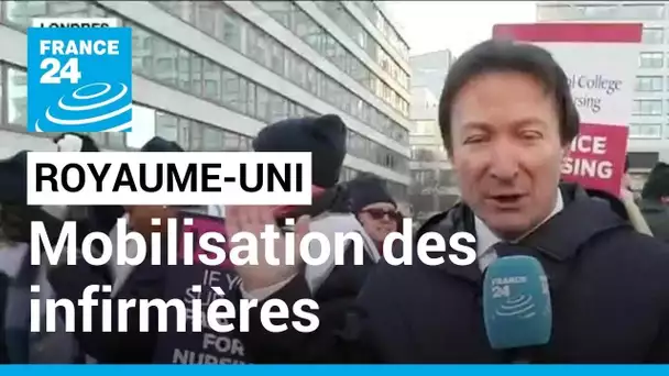 Grèves au Royaume-Uni : mobilisation inédite des infirmières pour exiger de meilleurs salaires