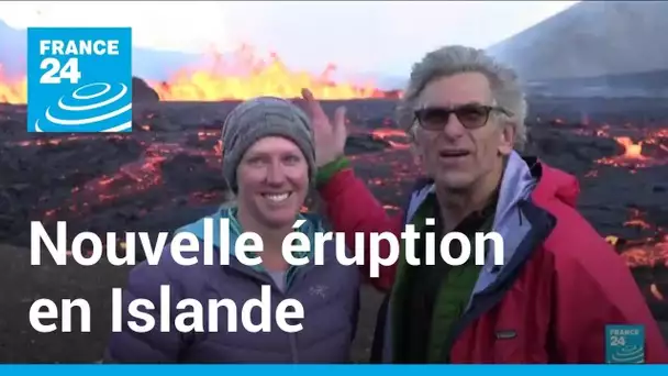 En Islande, la nouvelle éruption attire les curieux • FRANCE 24