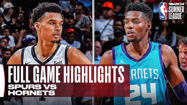 SPURS vs HORNETS | NBA SUMMER LEAGUE | FULL GAME HIGHLIGHTS