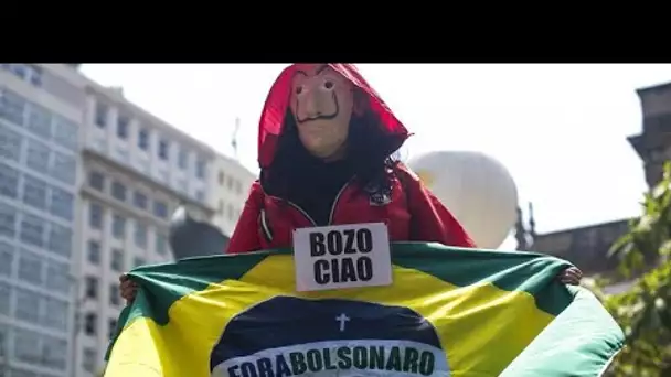 Brésil : forte mobilisation anti-Bolsonaro