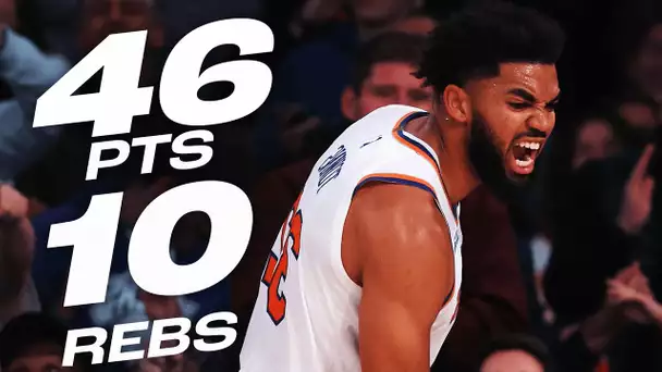 Karl-Anthony Towns' MONSTER 46-PT Double-Double Performance at MSG! 😤| November 13, 2024