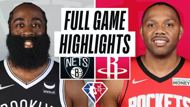 NETS at ROCKETS | FULL GAME HIGHLIGHTS | December 8, 2021