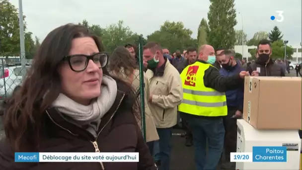 Châtellerault : les salariés de Mecafi votent la fin des blocages et lèvent leur grève