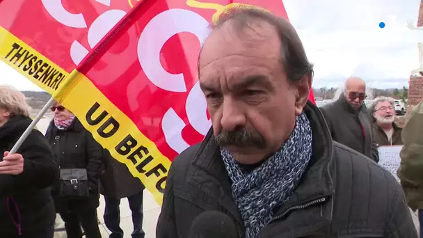 Philippe Martinez à Trévenans, sur la crise de l'hôpital public