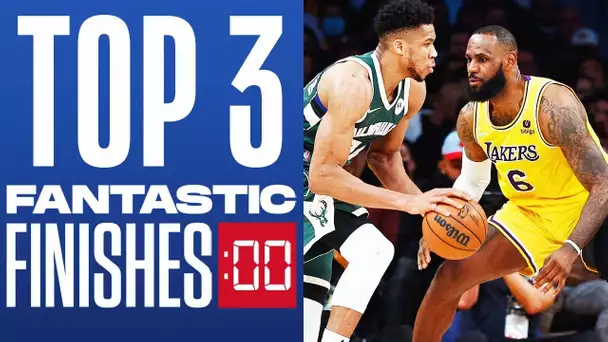 LAKERS Go Down to The Wire Twice 👑 | Top 3 WILD ENDINGS NBA Week 16