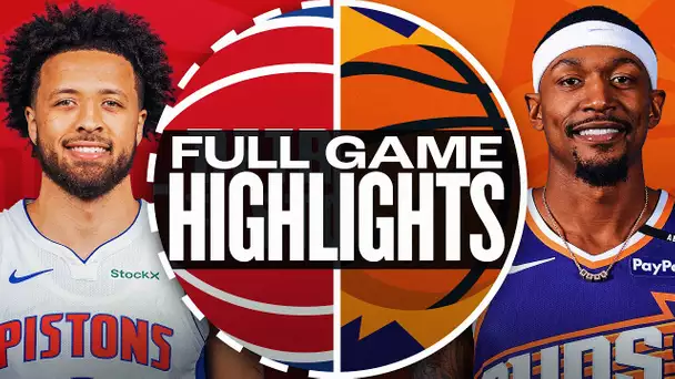 PISTONS at SUNS | NBA PRESEASON FULL GAME HIGHLIGHTS | October 11, 2024