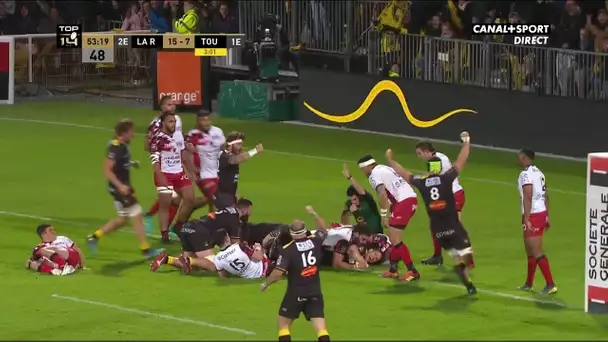 Top 14 - 24ème journée - La Rochelle / Toulon : L'essai de Kerr Barlow face à Toulon