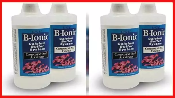 ESV Aquatics B-Ionic Calcium Buffer System, 2-part Calcium and Alkalinity Maintenance Kit for Salt