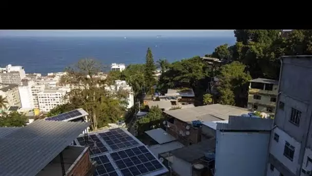 Brésil : des panneaux solaires dans une favela de Rio