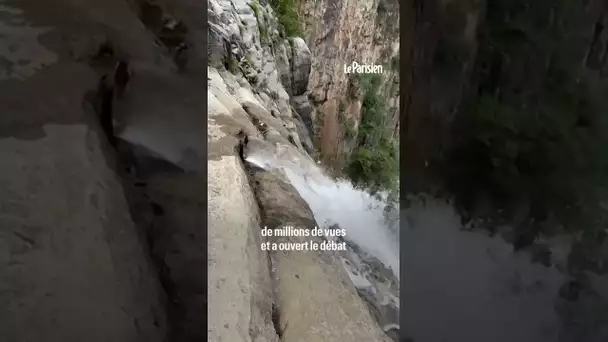 La découverte d'un randonneur à la cascade de Yuntai en Chine fait réagir