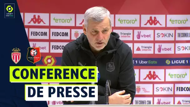 Conférence de presse AS MONACO - STADE RENNAIS FC (2-1)  / 2021/2022