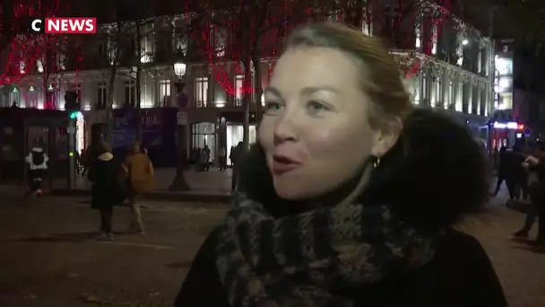 Les illuminations de Noël lancées dimanche soir sur les Champs-Elysées