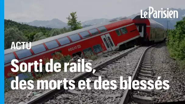 Allemagne : un train déraille, plusieurs morts et des blessés