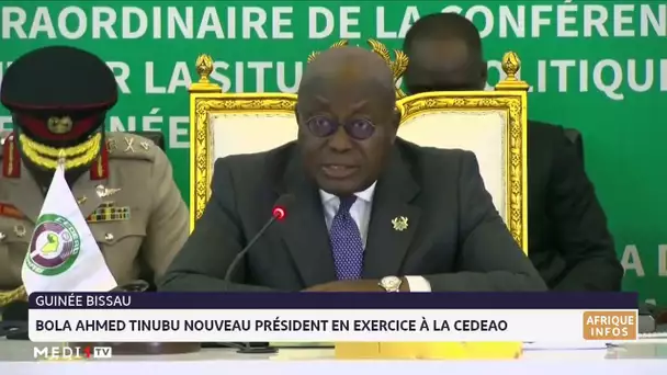 Guinée Bissau: Bola Ahmed Tinubu nouveau président en exercice à la CEDEAO