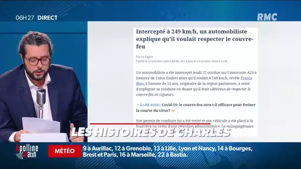 Flashé à 220km/h, il explique vouloir rentrer chez lui avant le couvre-feu