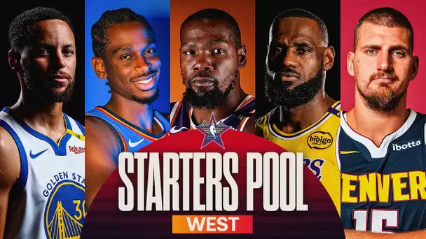 The 2025 Western Conference NBA All-Star Starters BEST Moments ⭐️