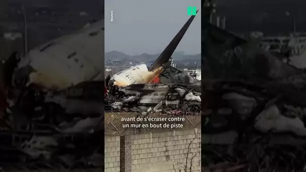 Ce que l’on sait du crash de l’avion de Jeju Air en Corée du Sud  #shorts