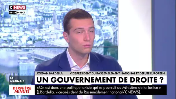 Jordan Bardella : « Le clivage gauche-droite est complètement dépassé aujourd'hui »