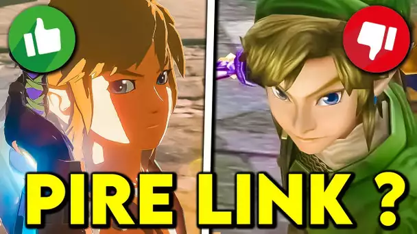 QUI EST LE PIRE LINK DE LA SAGA ZELDA ? (Vous allez pas être d'accord..)